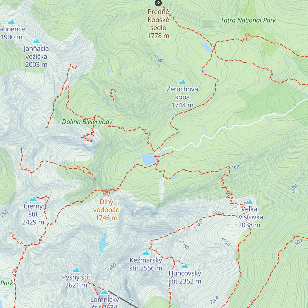 Chata pri Zelenom plese map