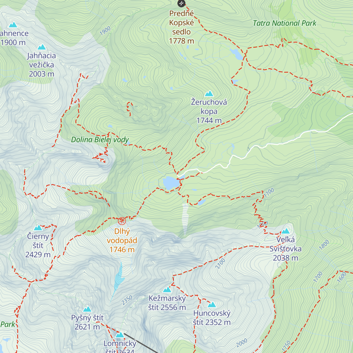 Chata pri Zelenom plese map