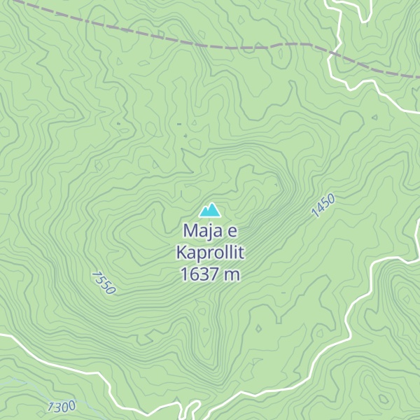 Map of Maja e Kaprollit