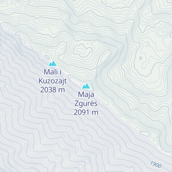 Map of Maja Zgurës