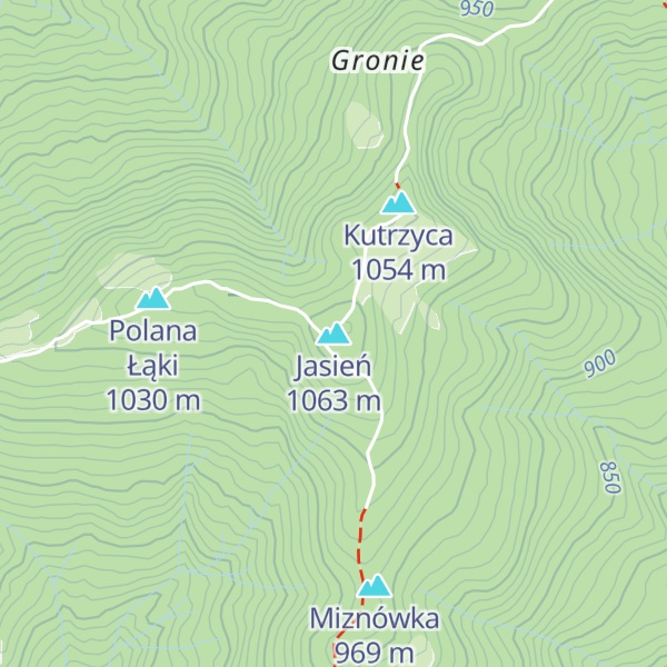 Map of Jasień