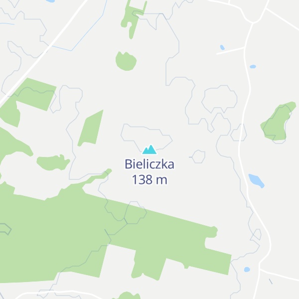 Map of Bieliczka