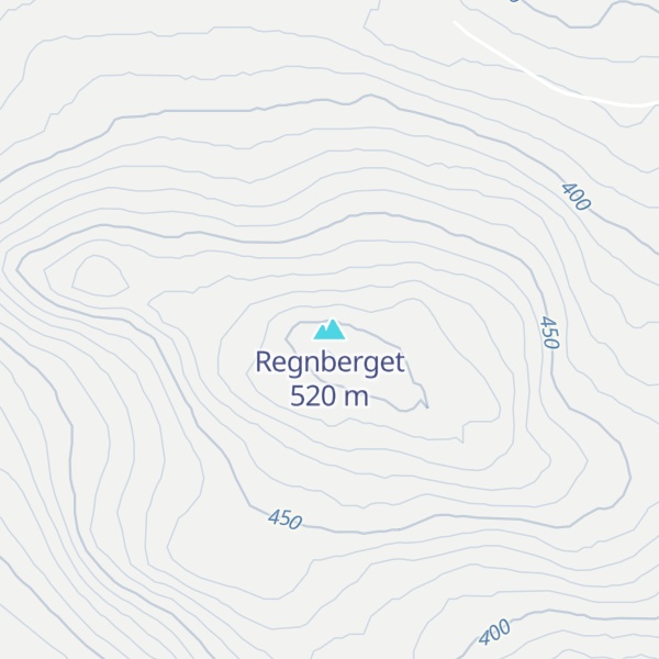 Map of Regnberget