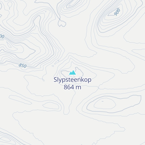 Map of Slypsteenkop