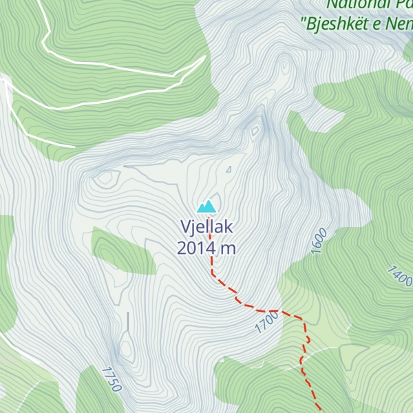 Map of Vjellak