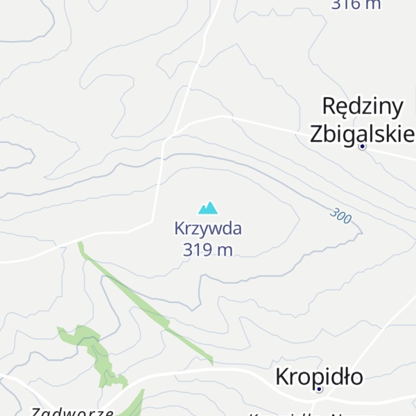 Map of Krzywda