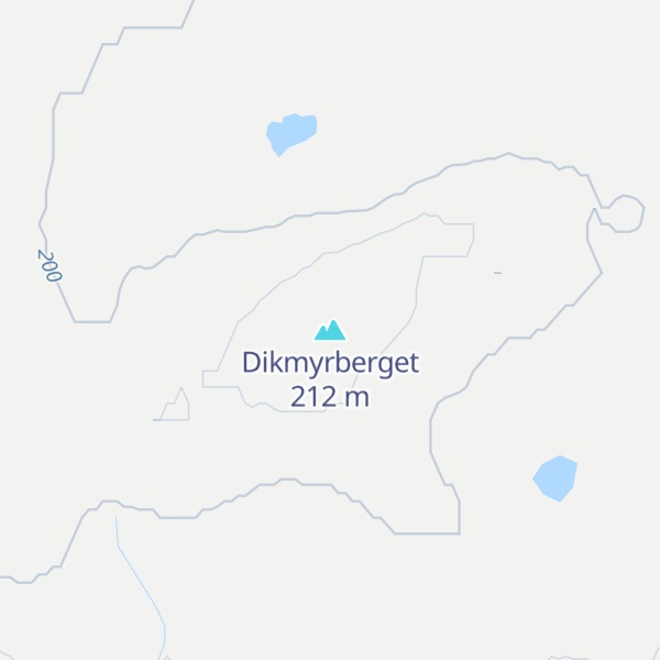 Map of Dikmyrberget