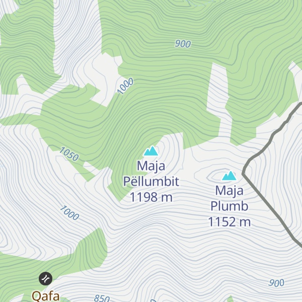 Map of Maja Pëllumbit