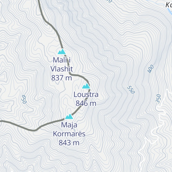 Map of Loustra