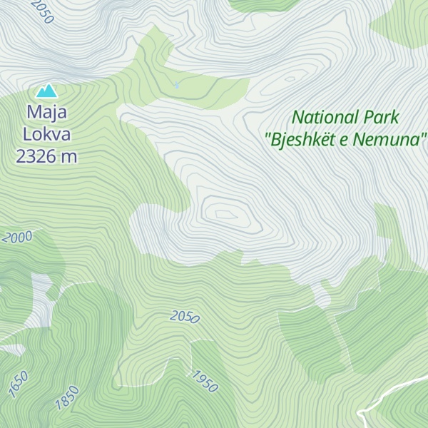 Map of Maja e Strellcit