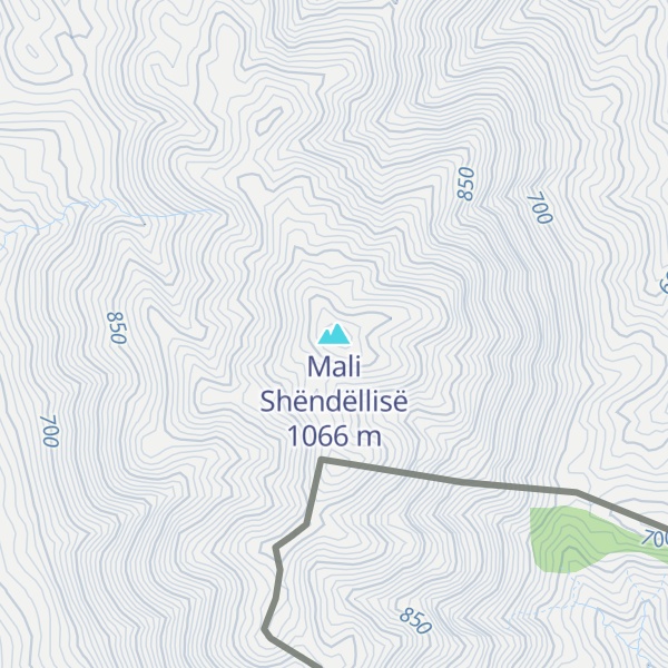 Map of Mali Shëndëllisë