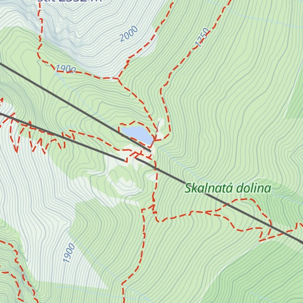 Map of Stanica Skalnaté pleso