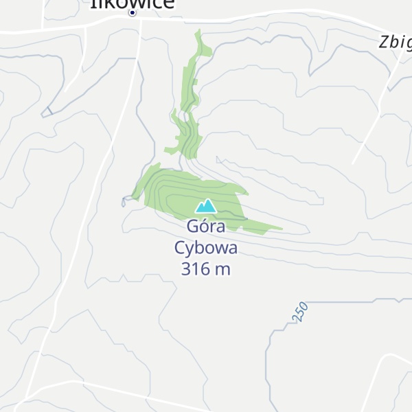 Map of Góra Cybowa