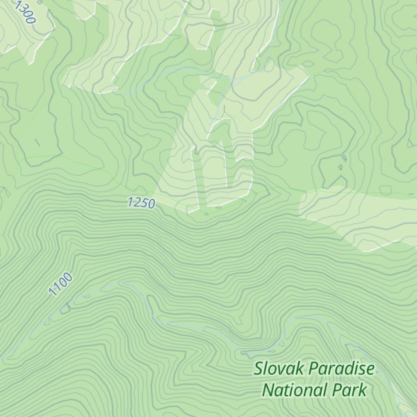 Map of Človečia hlava