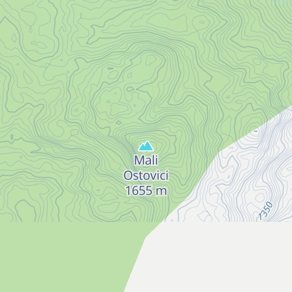 Map of Mali Ostovici