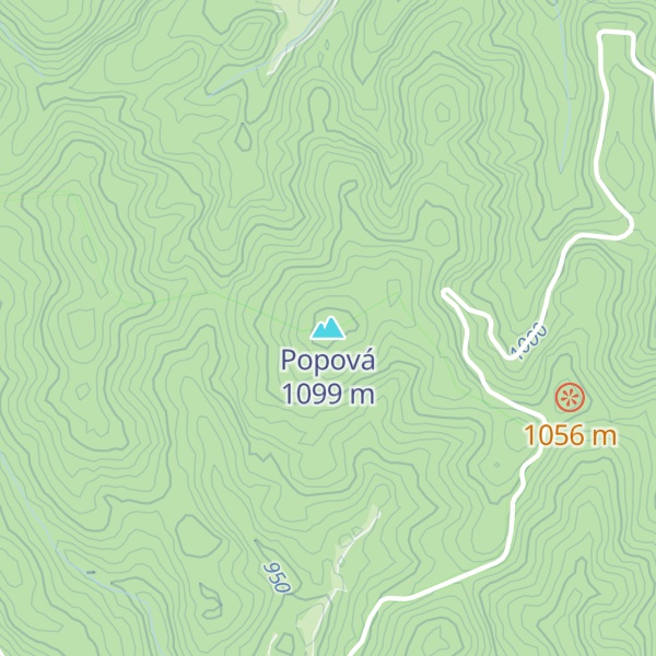 Map of Popová