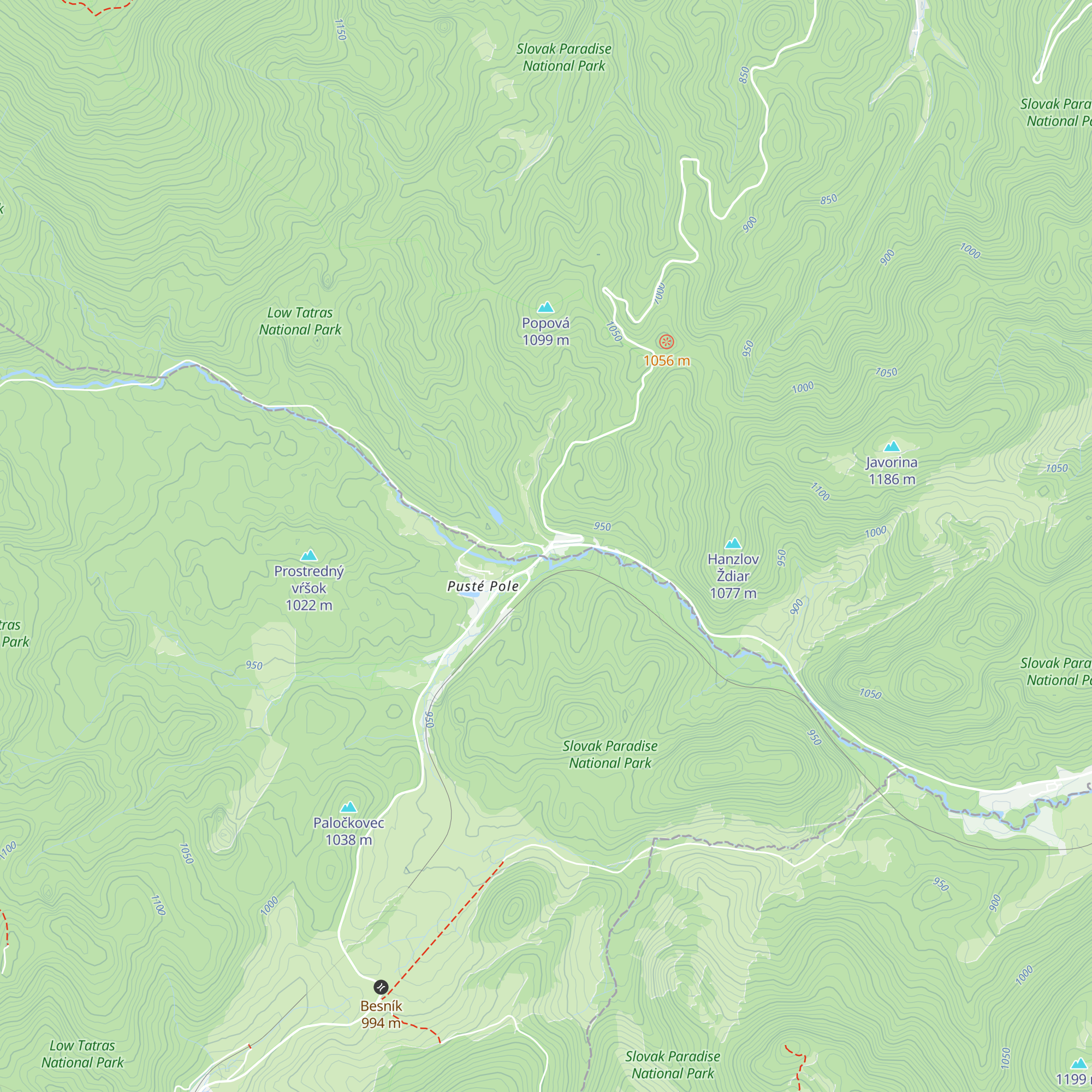 Útulok Vernárka map