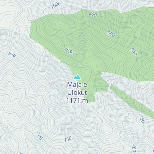 Map of Maja e Ulokut