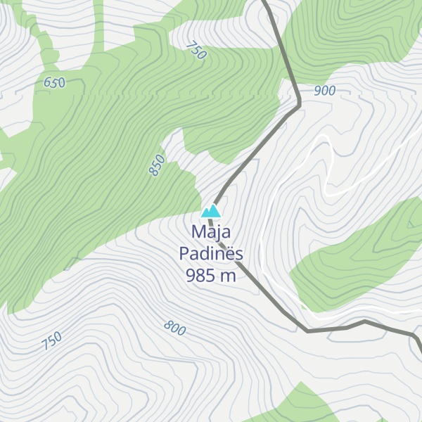 Map of Maja Padinës
