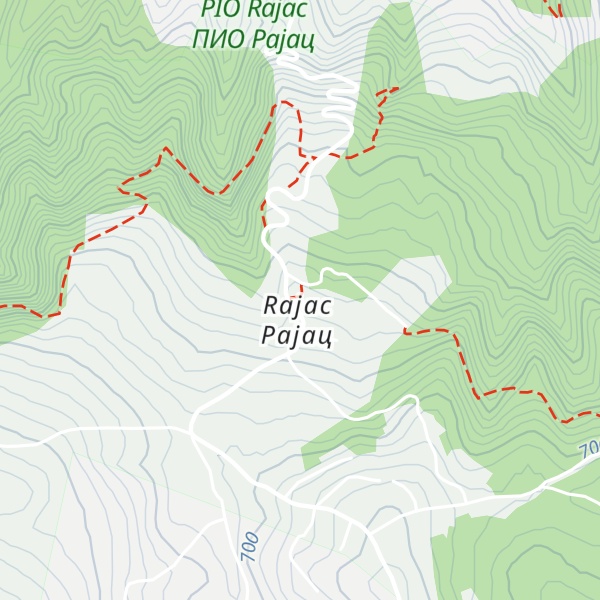 Map of Planinarski dom „Čika Duško Jovanović”