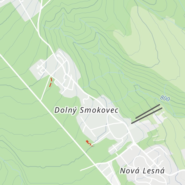 Map of Chata Valaška