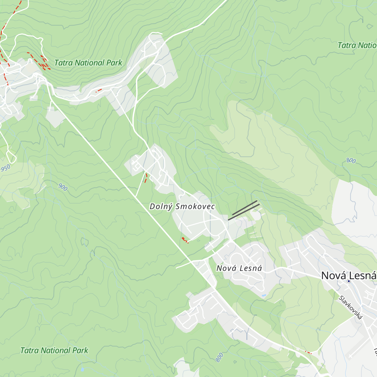Chata Valaška map