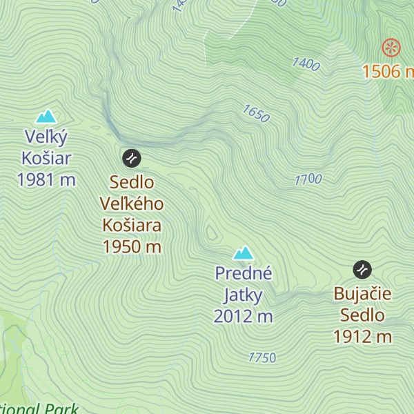 Map of Prostredné Jatky