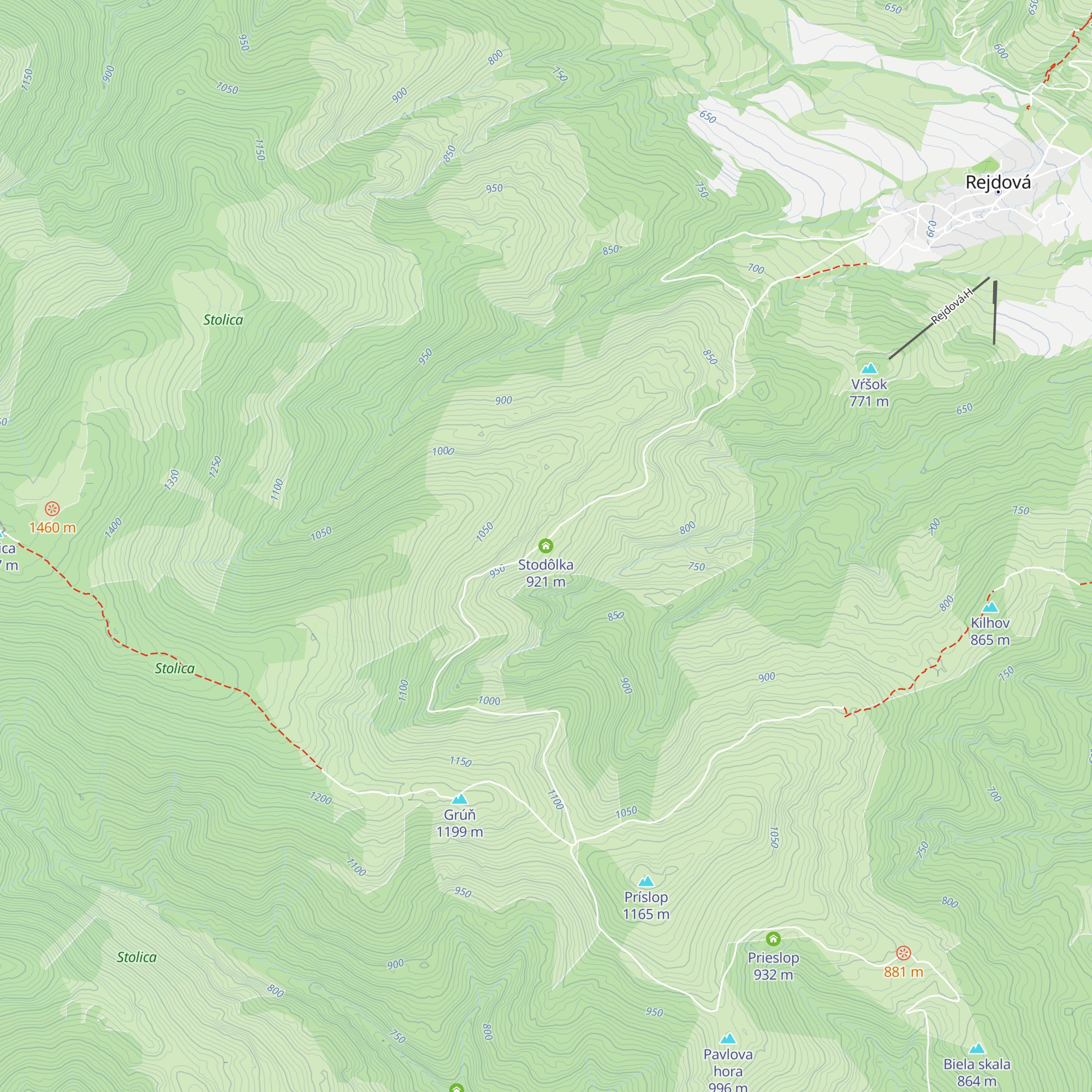 Stodôlka map