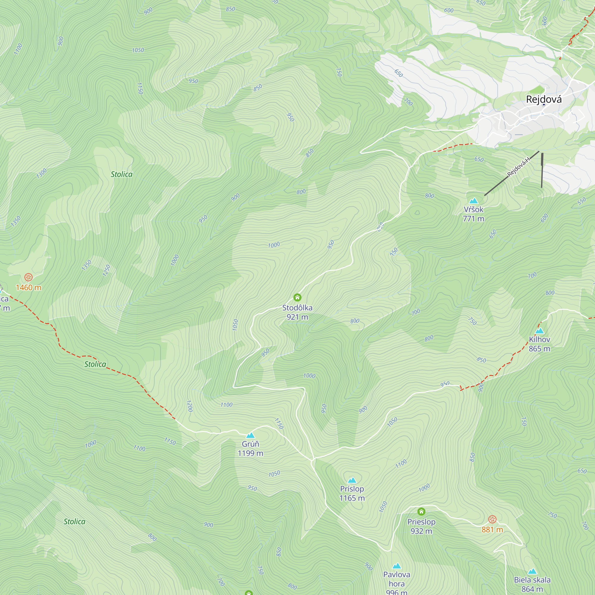 Stodôlka map
