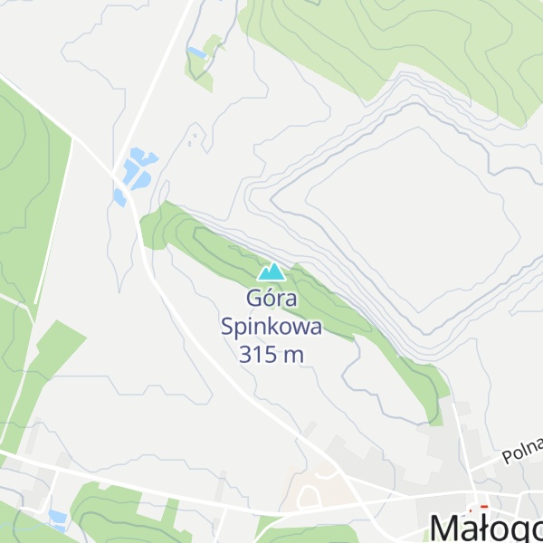 Map of Góra Spinkowa