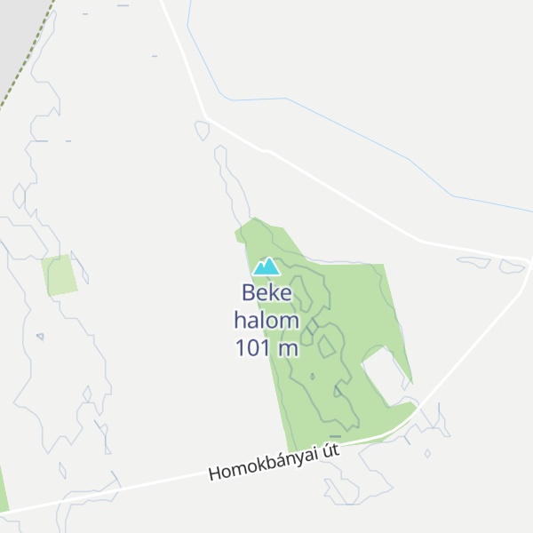 Map of Beke halom
