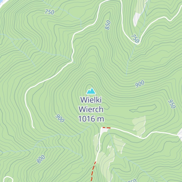 Map of Wielki Wierch