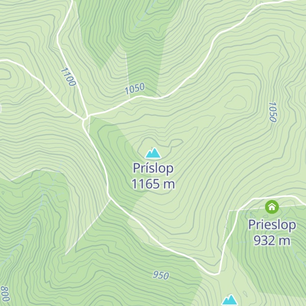 Map of Príslop