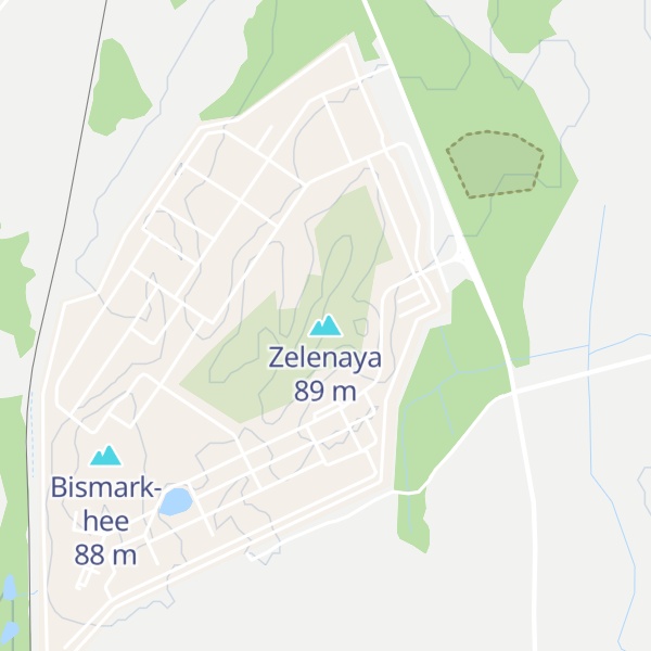 Map of Zelenaya