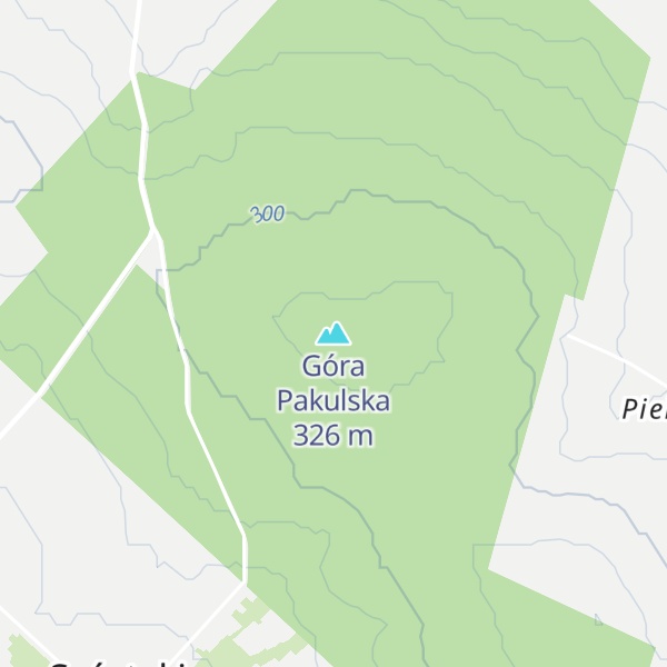 Map of Góra Pakulska