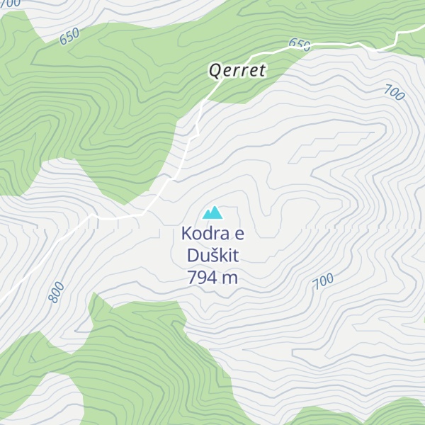 Map of Kodra e Duškit