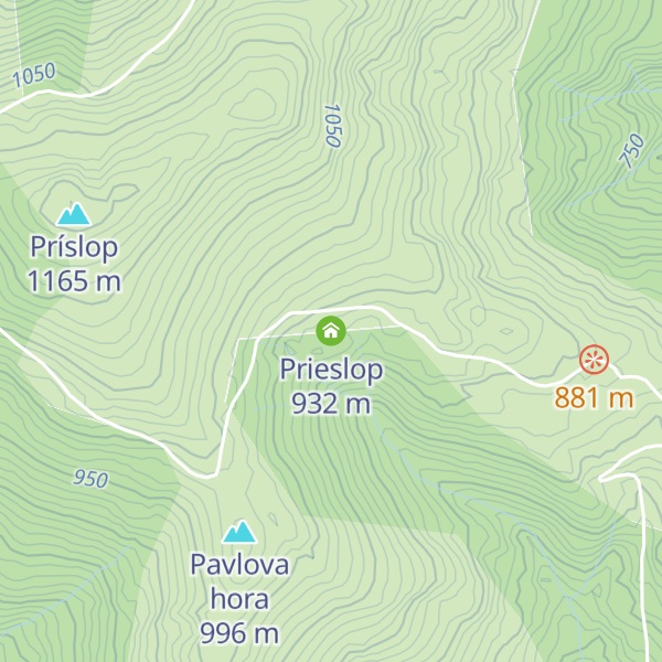 Map of Prieslop