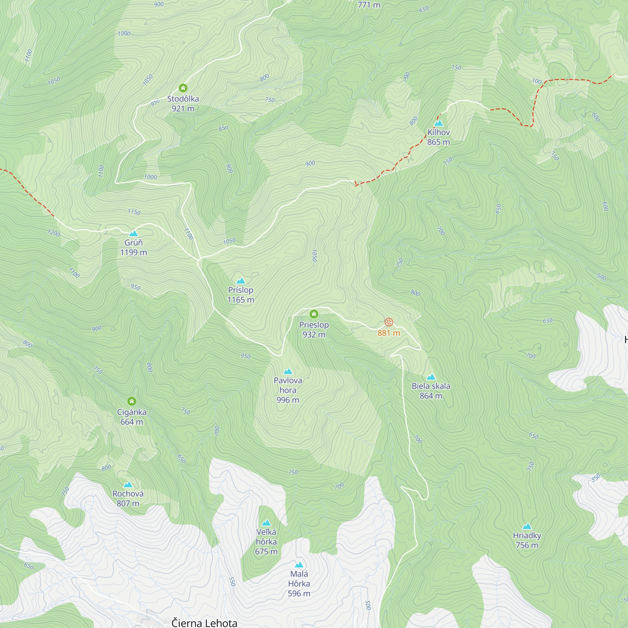 Prieslop map