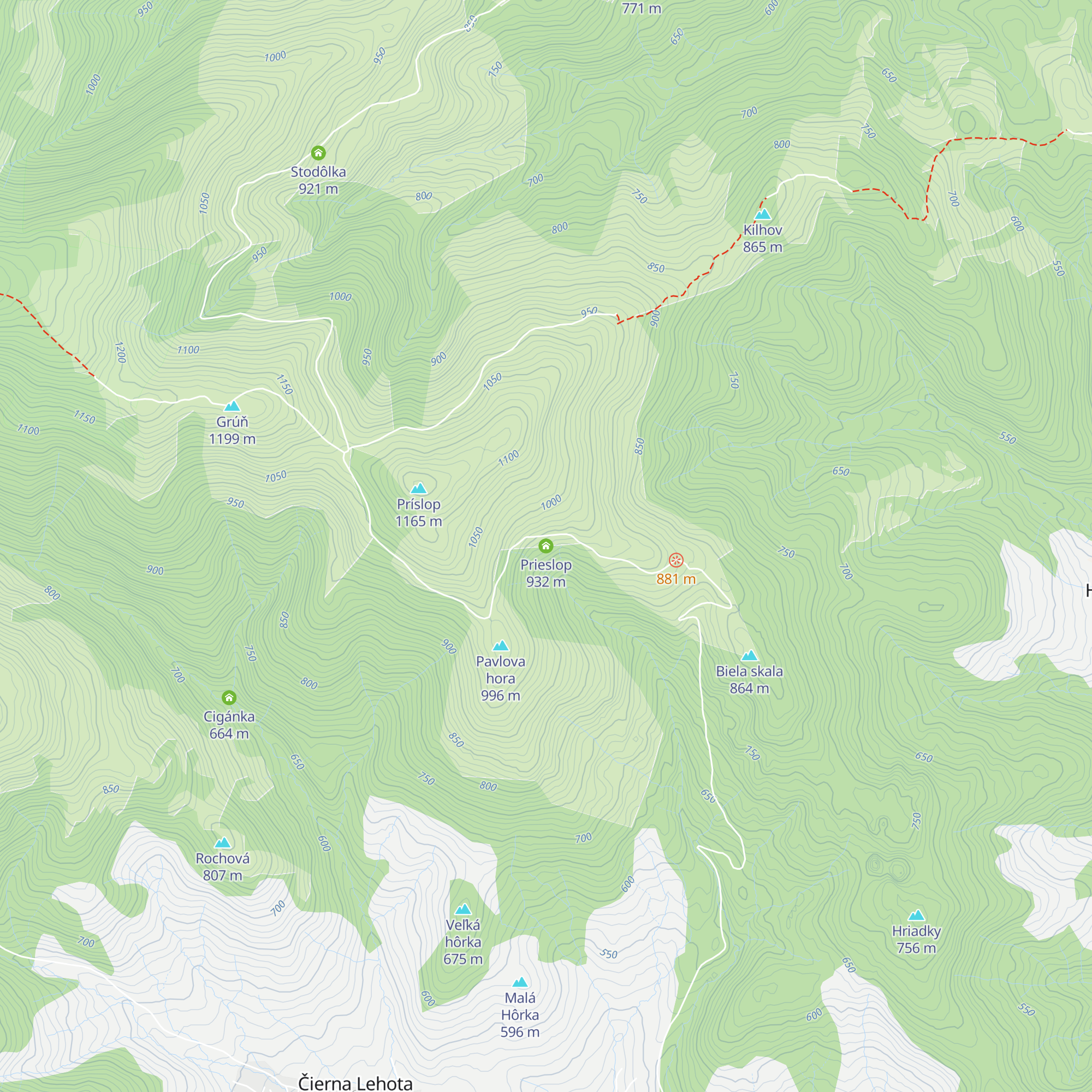 Prieslop map