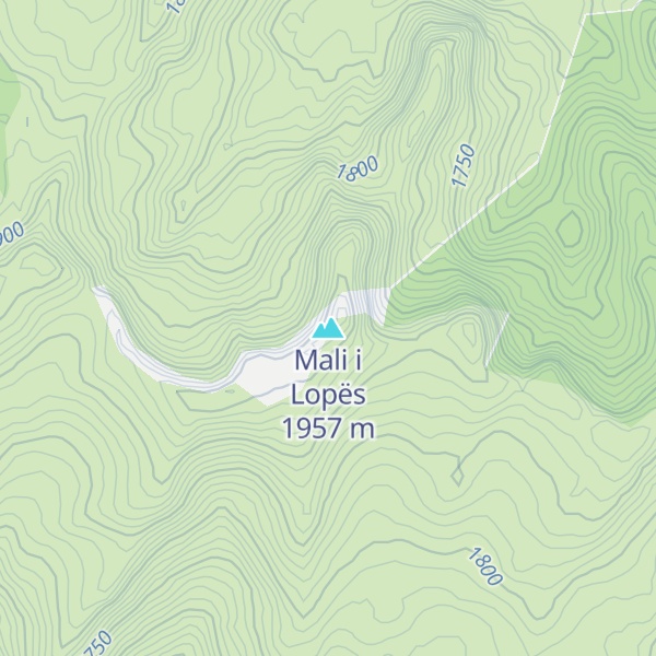 Map of Mali i Lopës