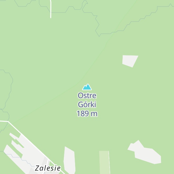 Map of Ostre Górki