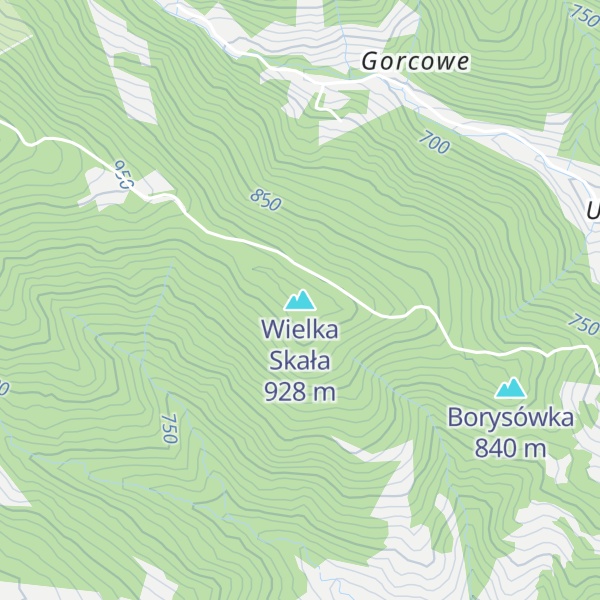 Map of Wielka Skała