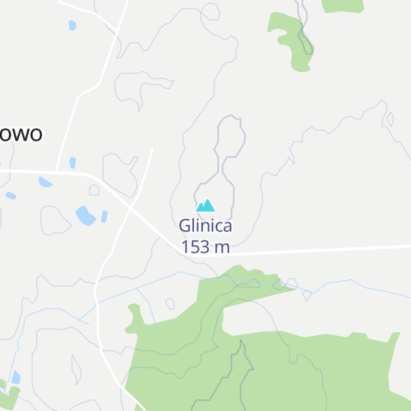Map of Glinica