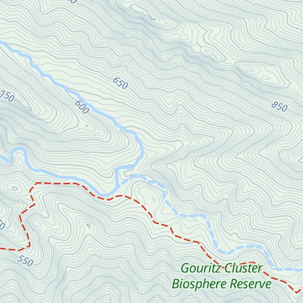 Map of Nooigedacht Hut