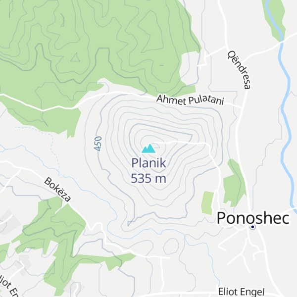 Map of Planik