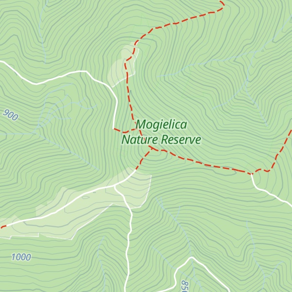 Map of Mogielica