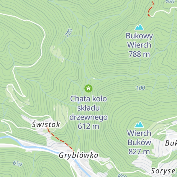 Map of Chata koło składu drzewnego