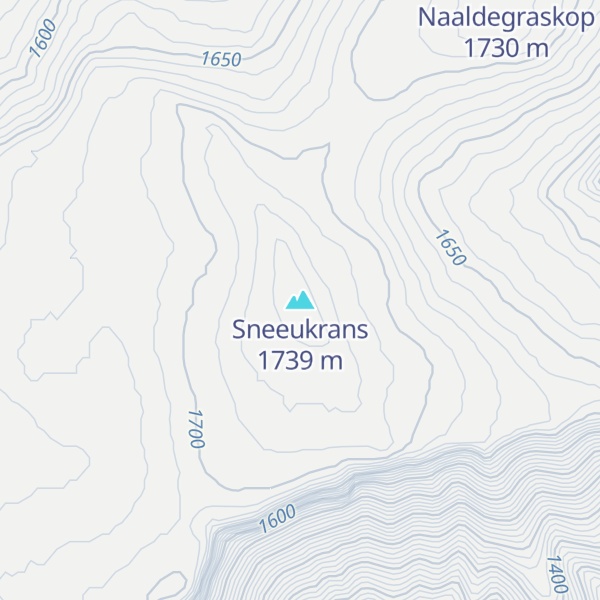 Map of Sneeukrans