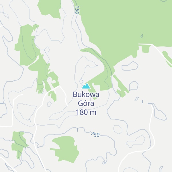 Map of Bukowa Góra