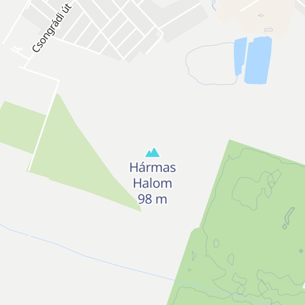 Map of Hármas Halom